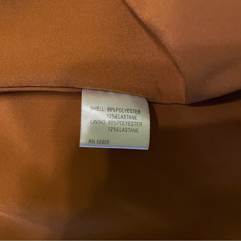 Antonio Melani Kinnon Mock Neck Suede Midi Dress Size 12 - Picture 8 of 10